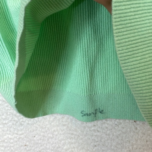 NWT Lands End Womens Cool Mint Cashmere Ribbed Vneck Cardigan XSMALL 2-4 - Picture 5 of 7